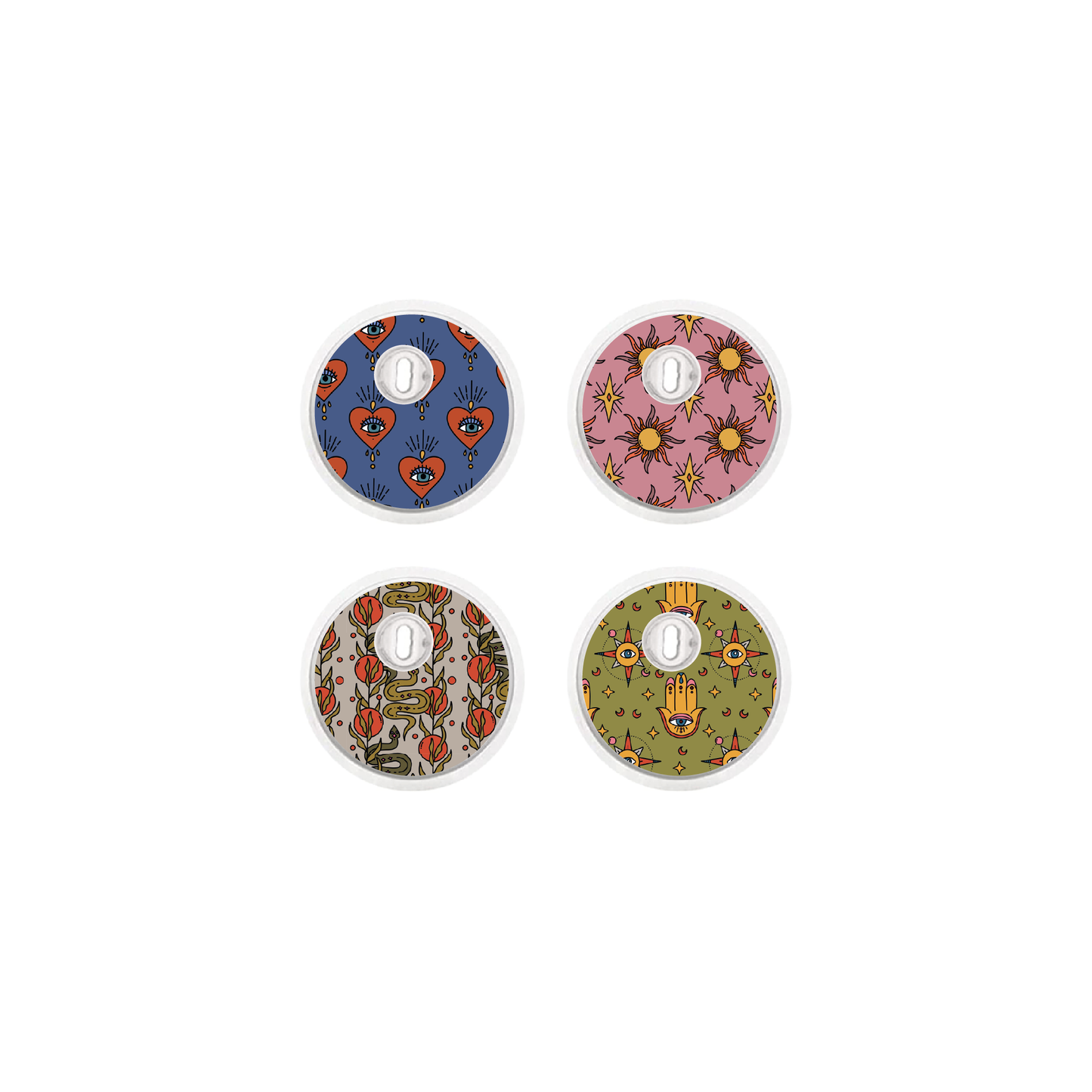 "Celestial Charm" - CGM Sensor Stickers for Dexcom, Libre, Medtronic & Medtrum