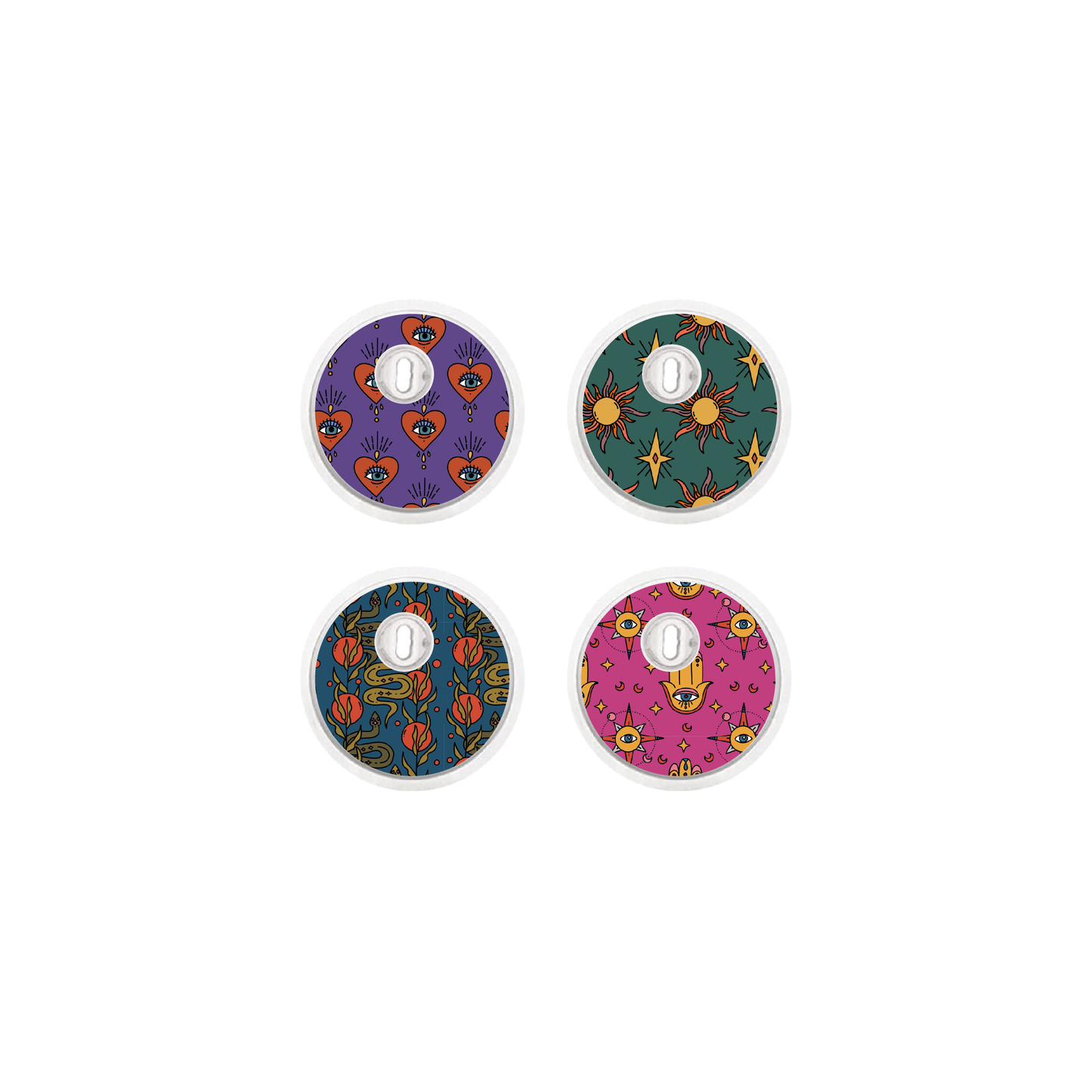 "Celestial Charm" - CGM Sensor Stickers for Dexcom, Libre, Medtronic & Medtrum