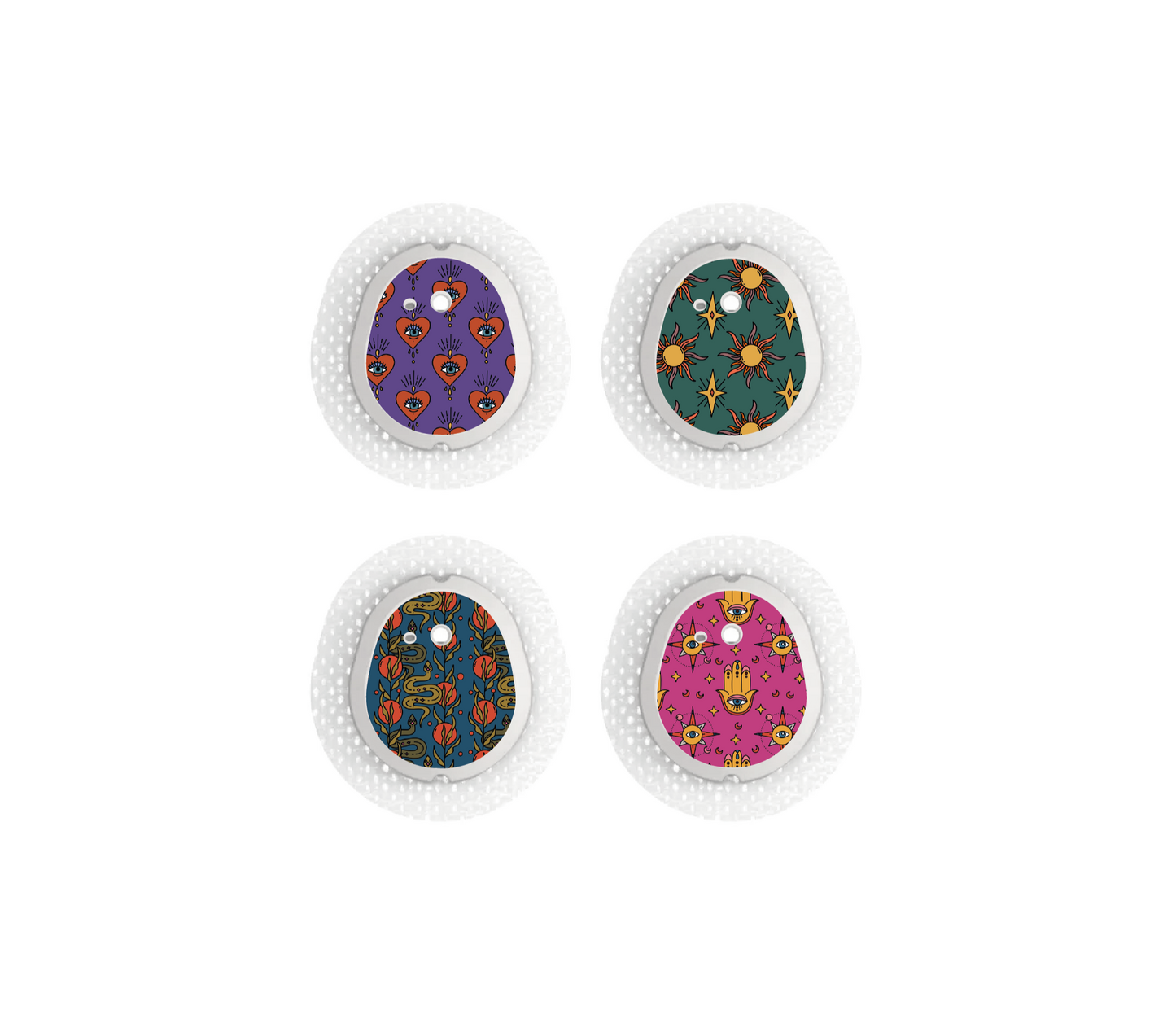 "Celestial Charm" - CGM Sensor Stickers for Dexcom, Libre, Medtronic & Medtrum
