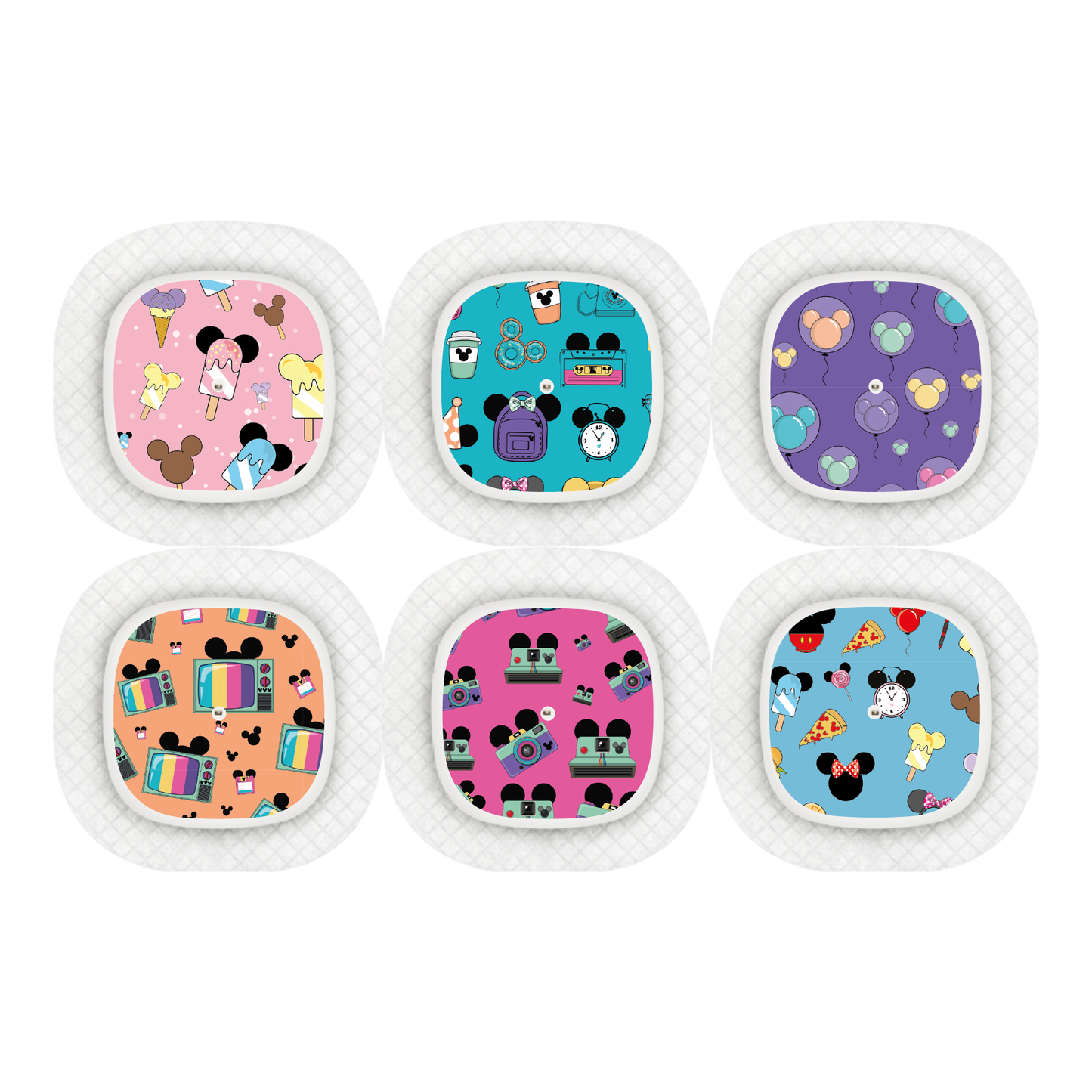 "Ear-Resistible" - CGM Sensor Stickers for Dexcom, Libre, Medtronic & Medtrum