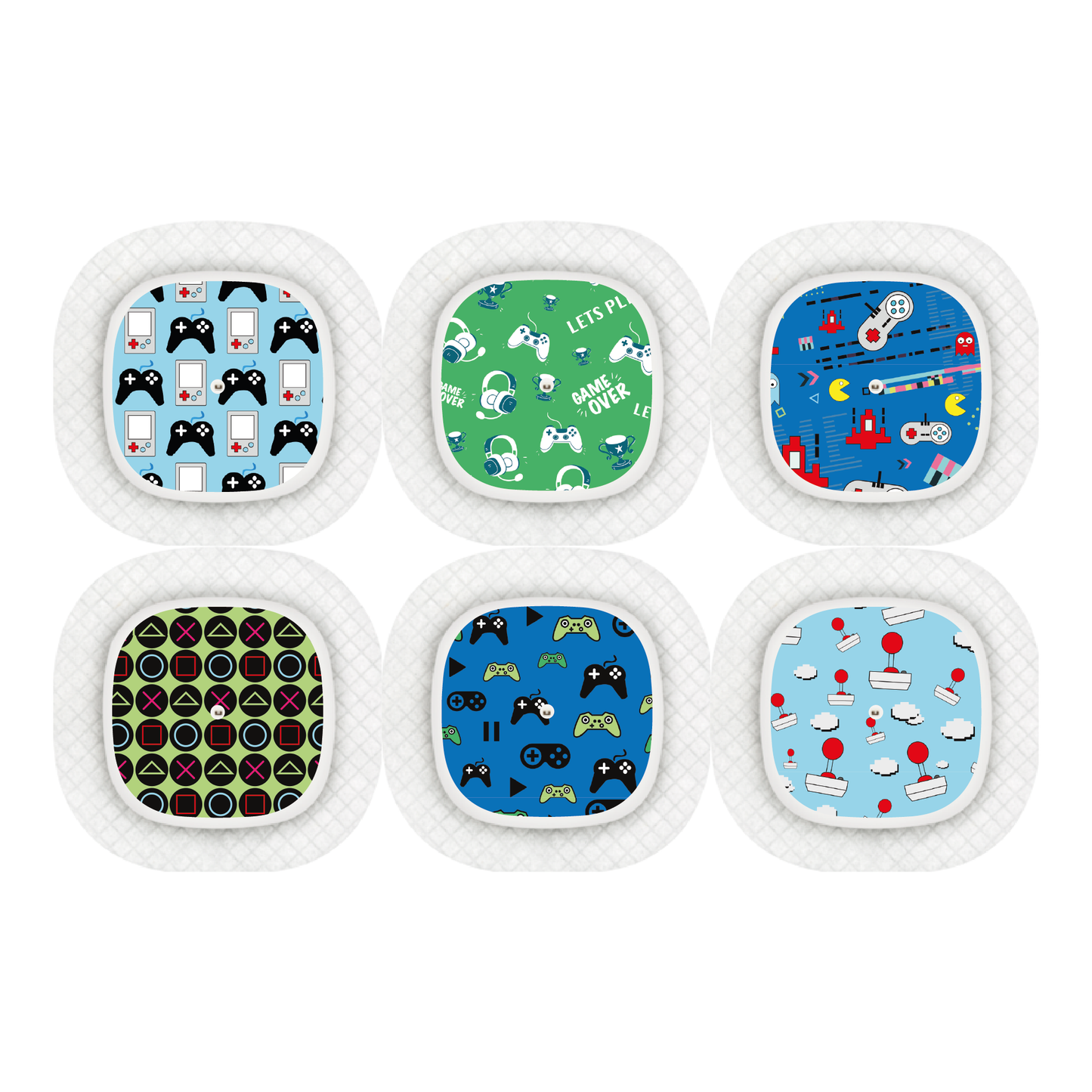 "Pixel Player" - CGM Sensor Stickers for Dexcom, Libre, Medtronic & Medtrum