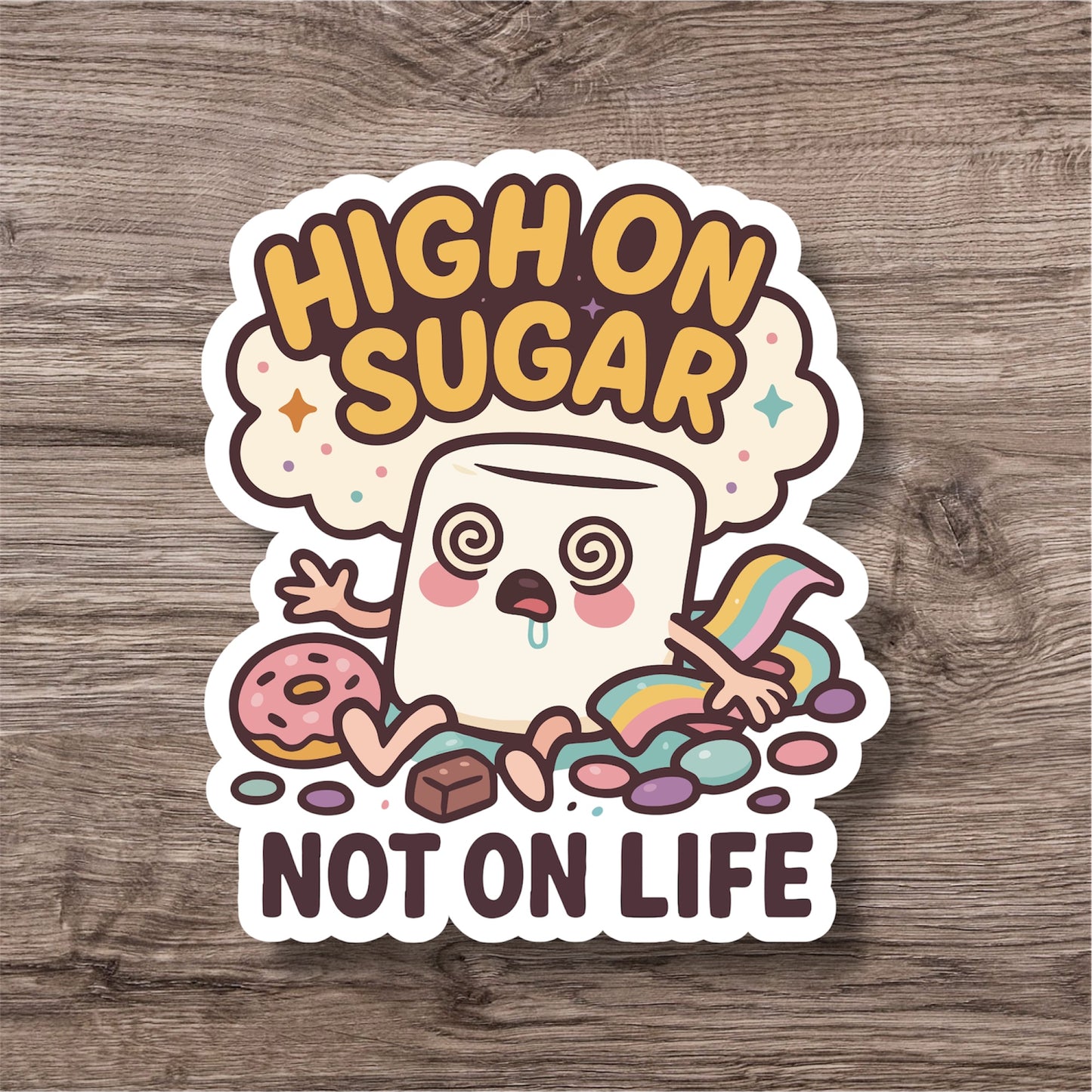 T1D sugar diabetes pancreas dysfunction personal sticker