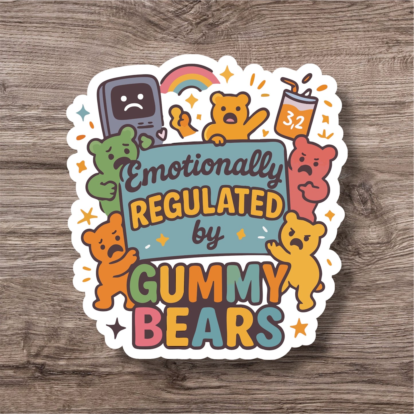 Chronic illness mental health personal sticker