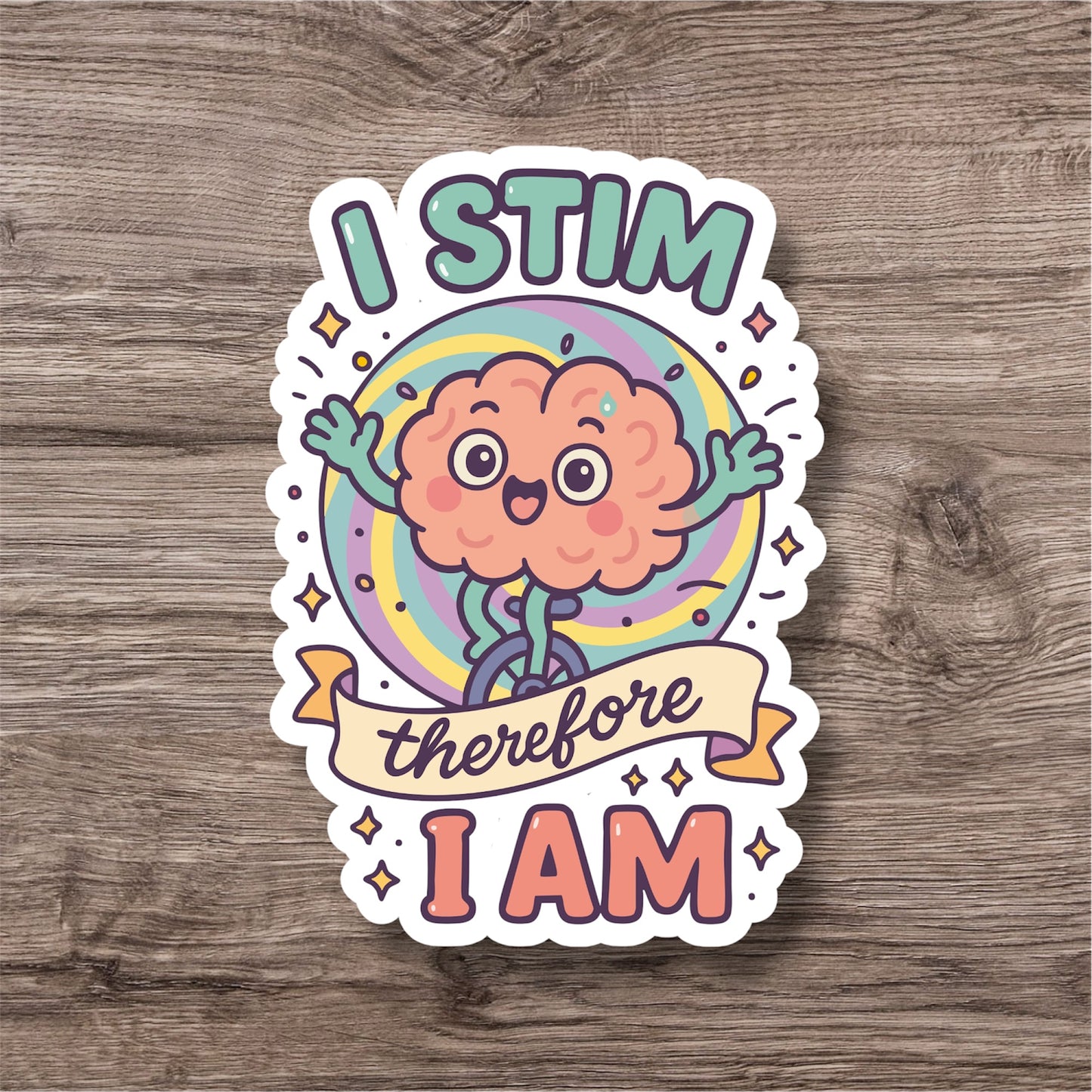 Autism stimming personal sticker