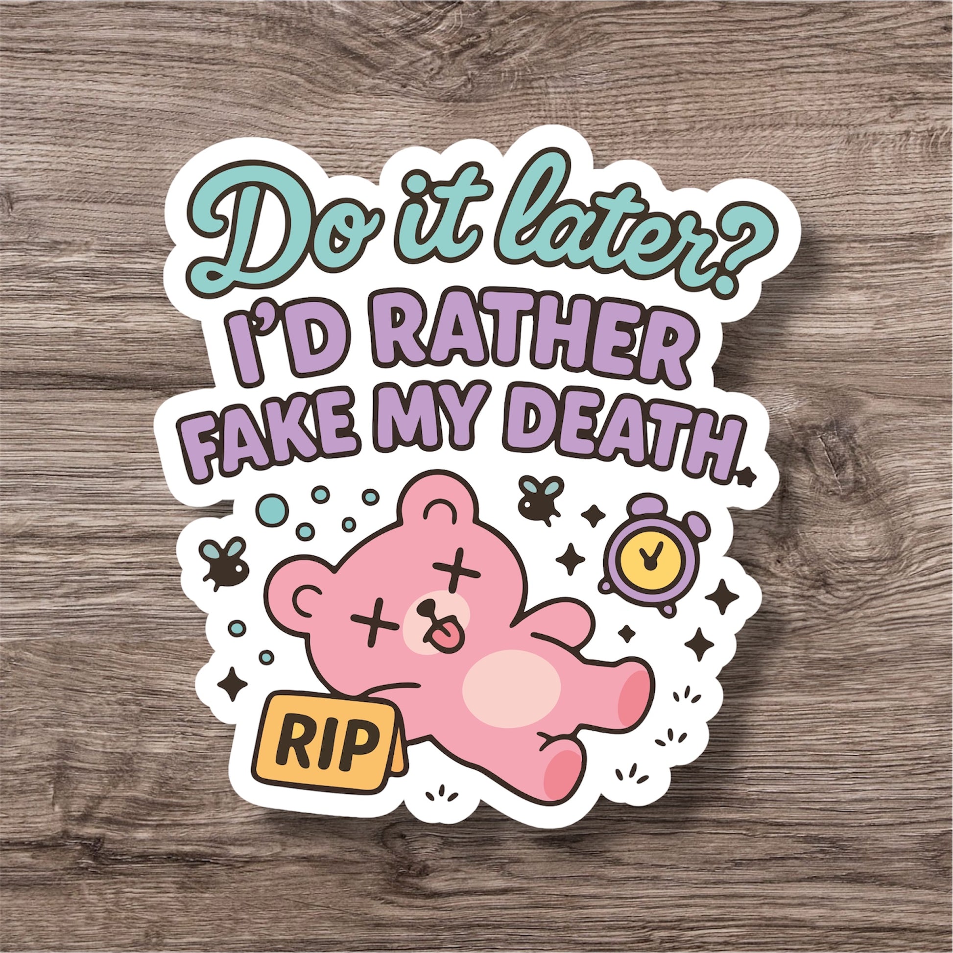 Autism adhd procrastination PDA personal sticker