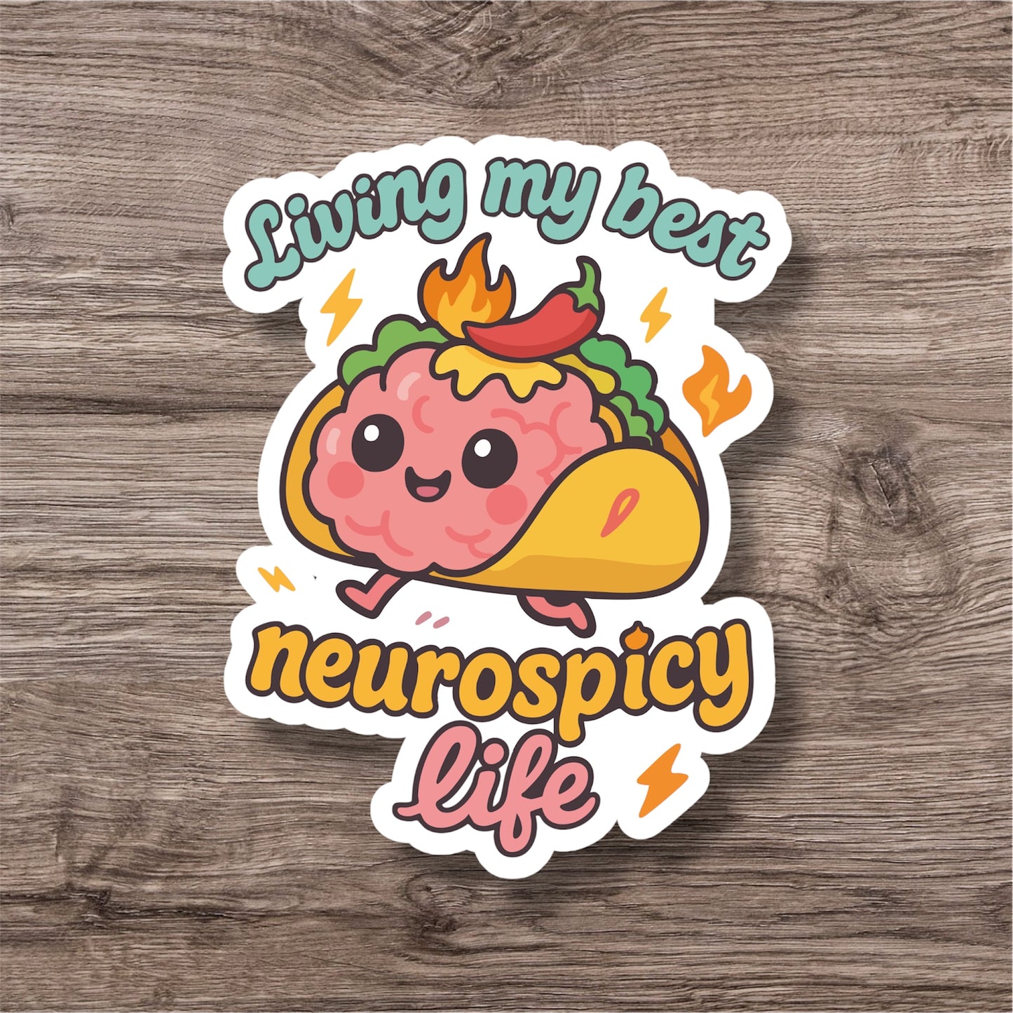 Autism adhd audhd neurospicy personal sticker