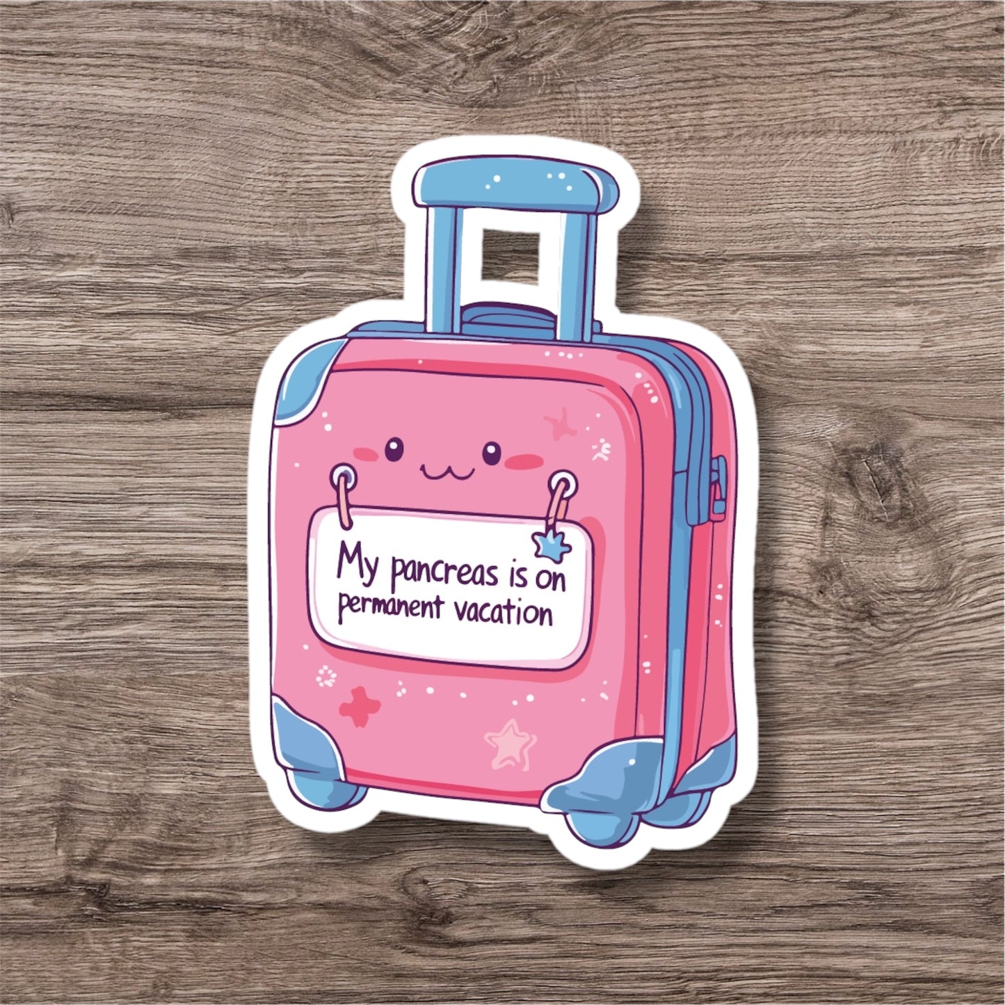 Type 1 diabetes pancreas dysfunction personal sticker