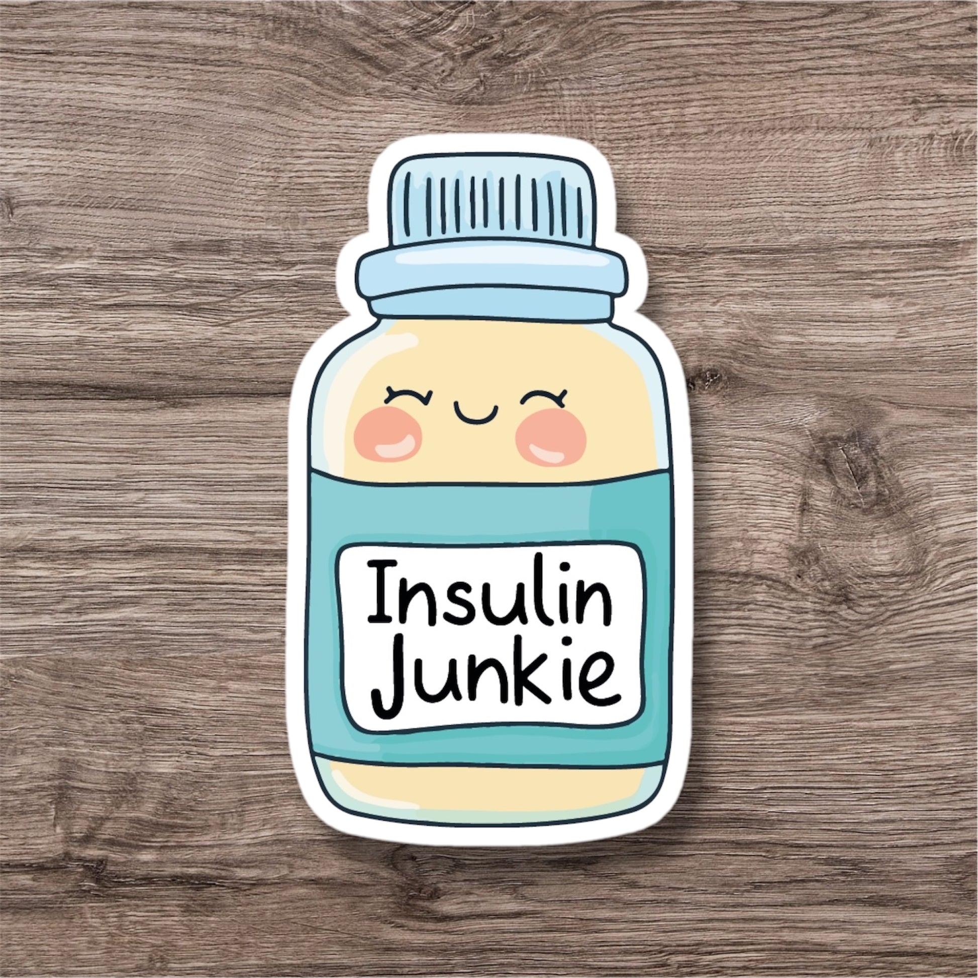 Type 1 diabetes insulin dependent personal sticker