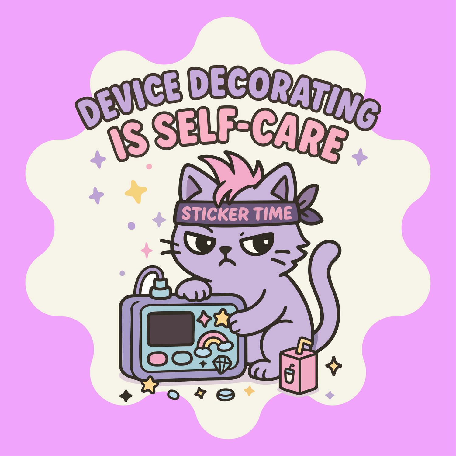 Diabetes Device Stickers