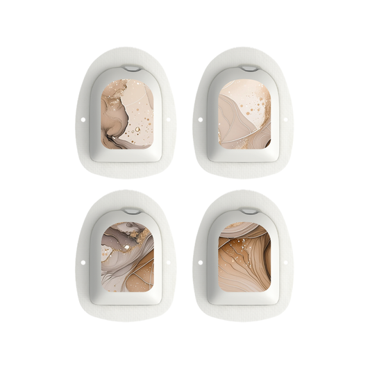 "Brownie Bliss" - Omnipod Pod Stickers & Temporary Tattoos