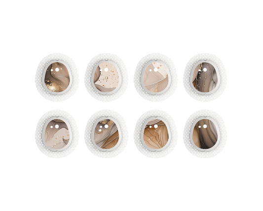 "Brownie Bliss" - CGM Sensor Stickers for Dexcom, Libre, Medtronic & Medtrum