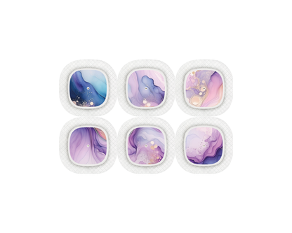 "Purple Dust" - CGM Sensor Stickers for Dexcom, Libre, Medtronic & Medtrum