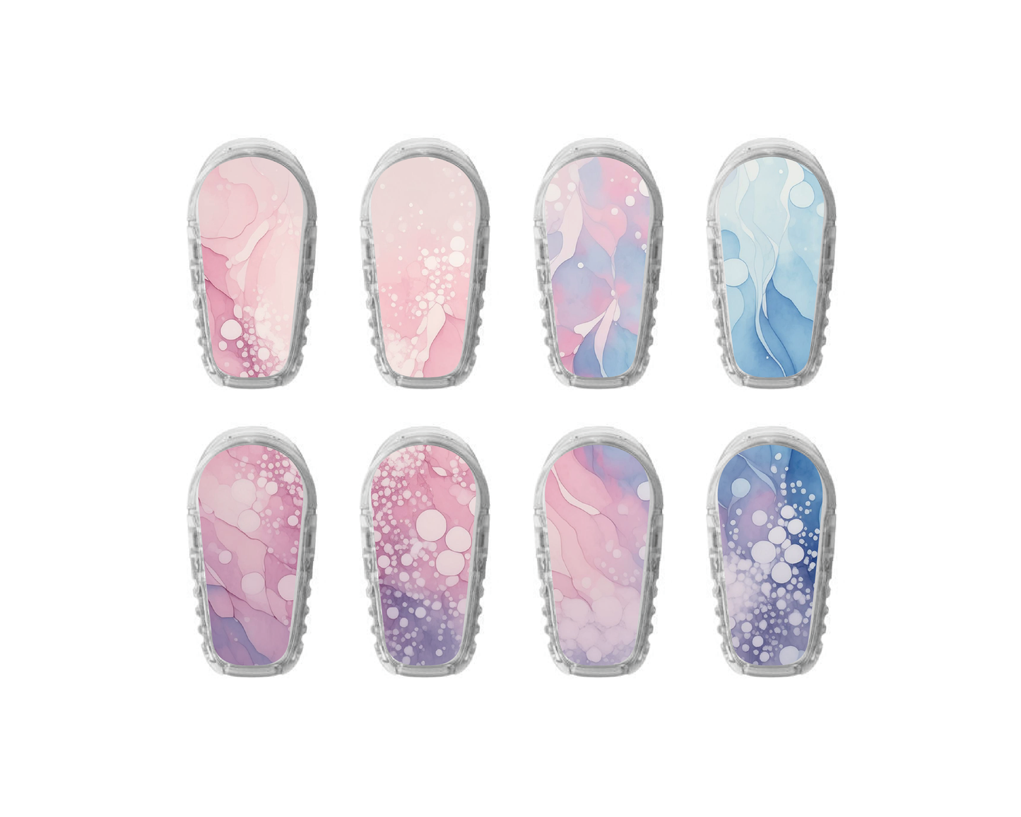 "Sea Bubbles" - CGM Sensor Stickers for Dexcom, Libre, Medtronic & Medtrum
