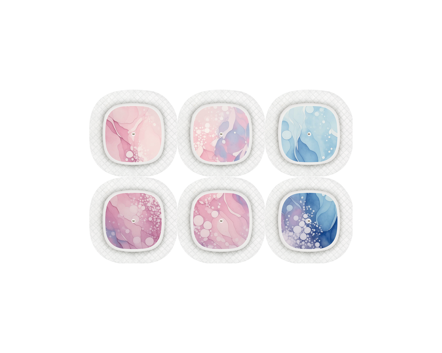 "Sea Bubbles" - CGM Sensor Stickers for Dexcom, Libre, Medtronic & Medtrum