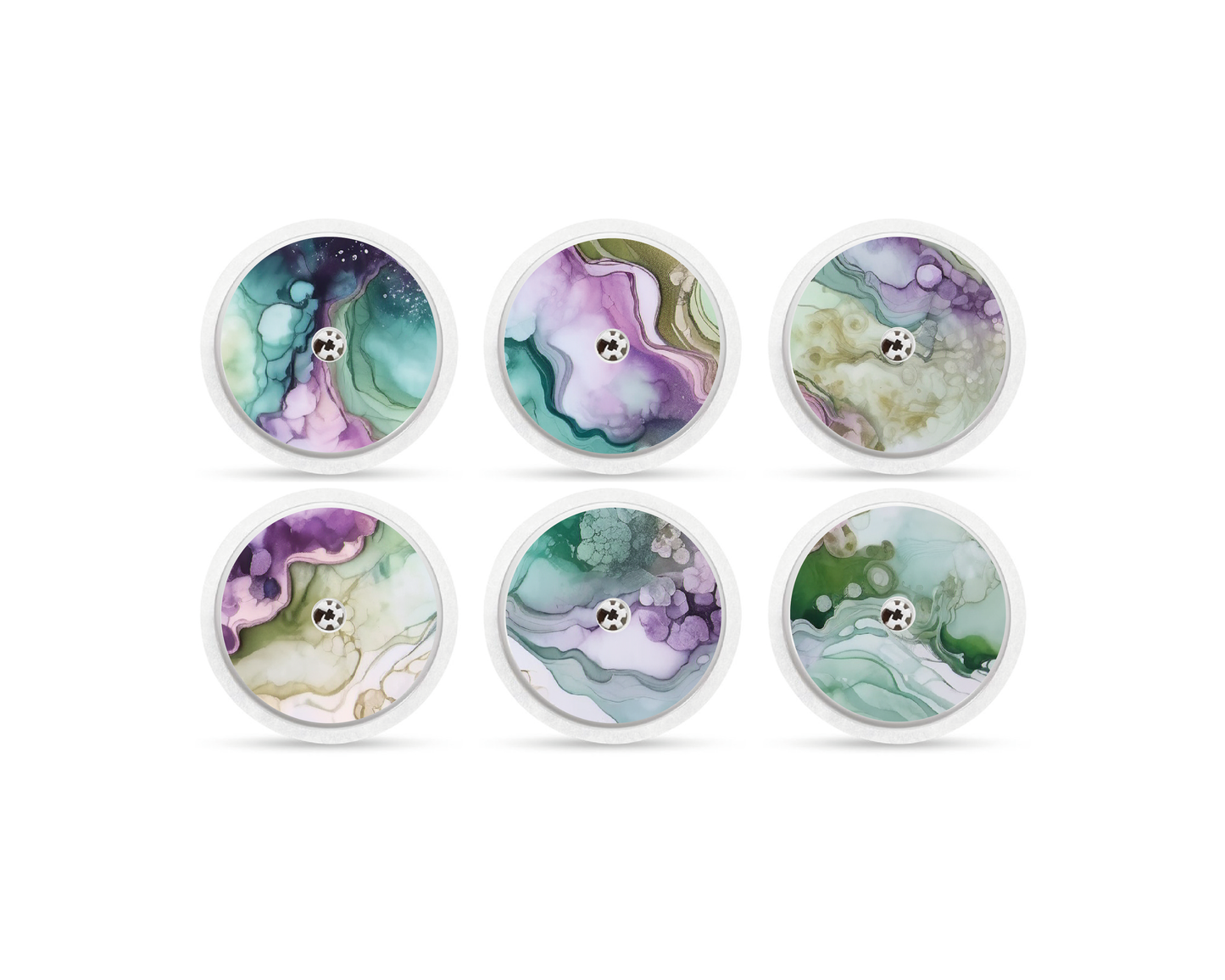 "Green Summer" - CGM Sensor Stickers for Dexcom, Libre, Medtronic & Medtrum