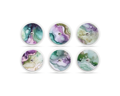 "Green Summer" - CGM Sensor Stickers for Dexcom, Libre, Medtronic & Medtrum