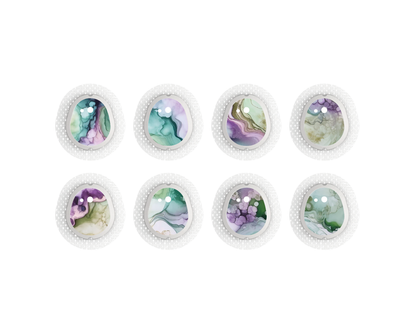 "Green Summer" - CGM Sensor Stickers for Dexcom, Libre, Medtronic & Medtrum