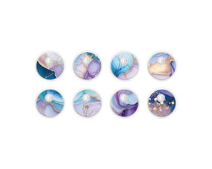 "Golden Mirage" - CGM Sensor Stickers for Dexcom, Libre, Medtronic & Medtrum