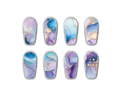 "Golden Mirage" - CGM Sensor Stickers for Dexcom, Libre, Medtronic & Medtrum