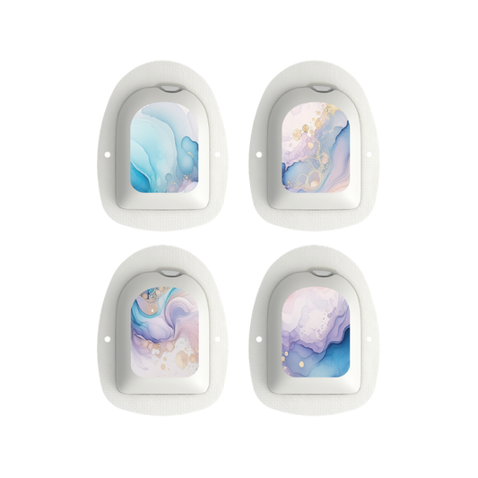 "Soft Radiance" - Omnipod Pod Stickers & Temporary Tattoos