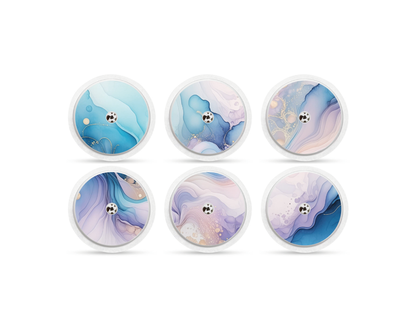 "Soft Radiance" - CGM Sensor Stickers for Dexcom, Libre, Medtronic & Medtrum