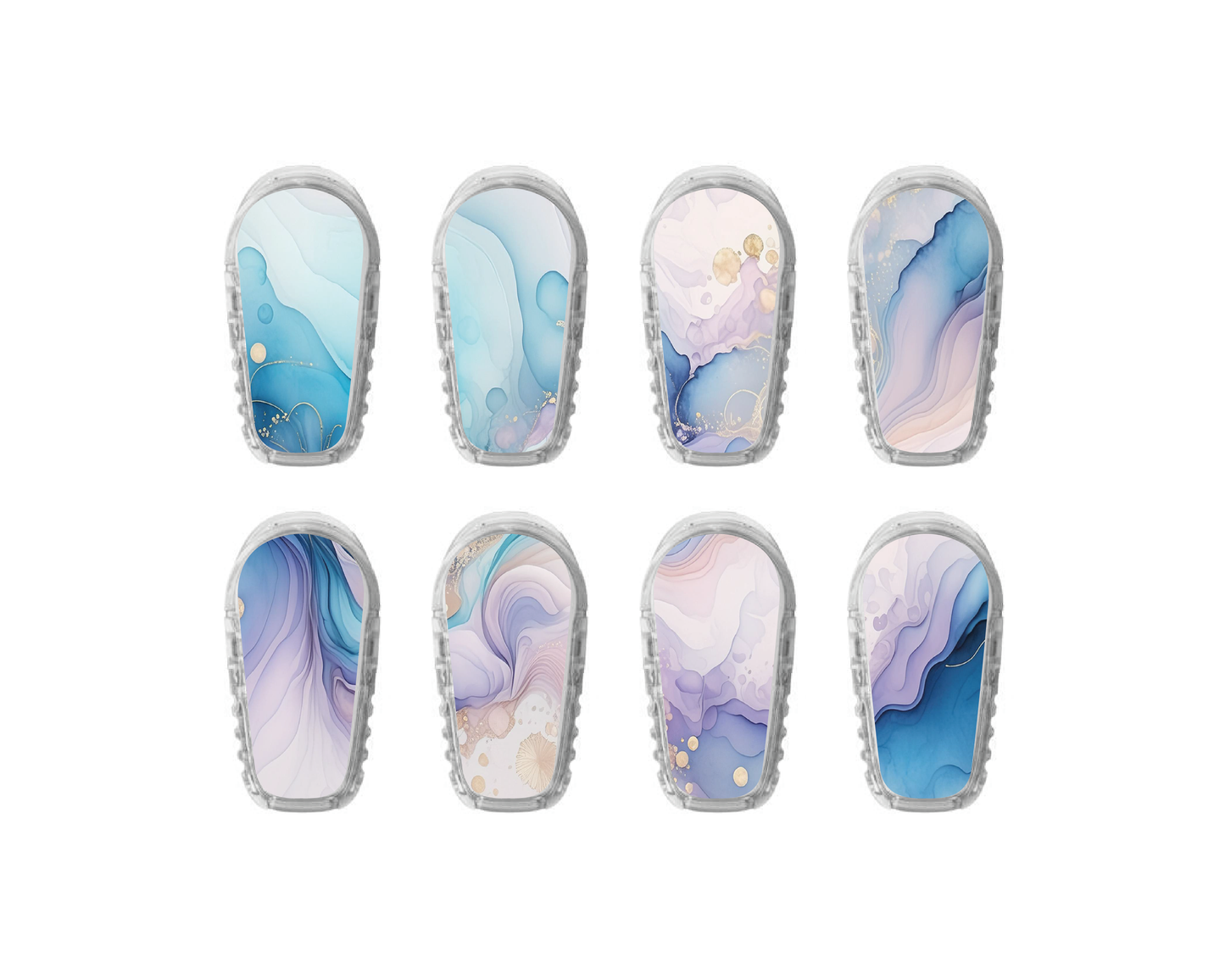 "Soft Radiance" - CGM Sensor Stickers for Dexcom, Libre, Medtronic & Medtrum