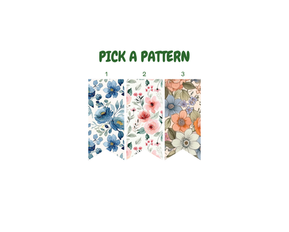 "Floral" - Diabetes Device Stickers for Ypsopump, Tandem Tslim, Medtronic Minimed, Omnipod, Novopen