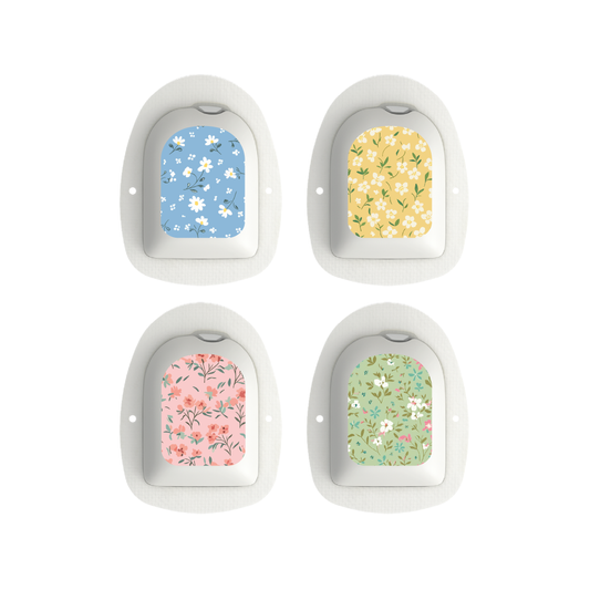 "Petite Petal" - Omnipod Pod Stickers & Temporary Tattoos