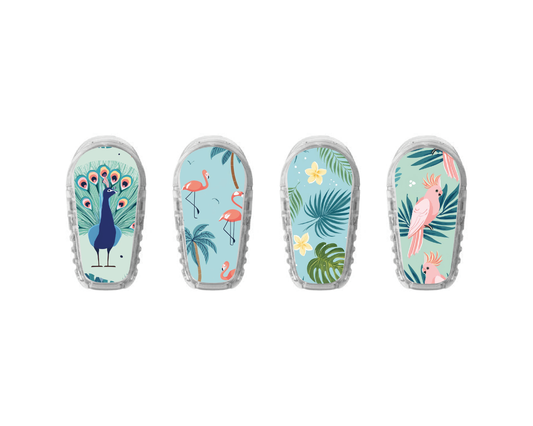 "Tropical" - CGM Sensor Stickers for Dexcom, Libre, Medtronic & Medtrum