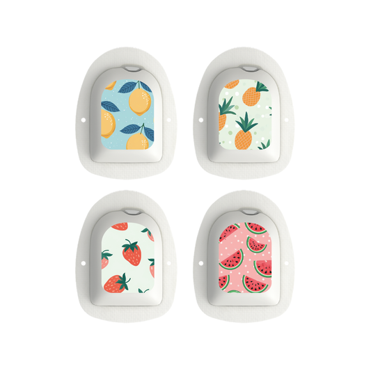 "Fruit Fusion" - Omnipod Pod Stickers & Temporary Tattoos