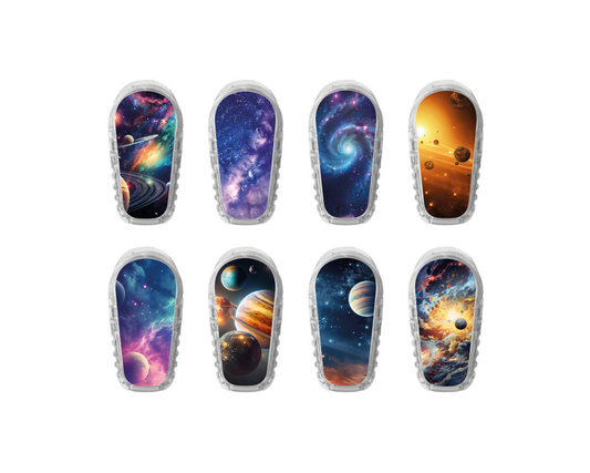 "Cosmic" - CGM Sensor Stickers for Dexcom, Libre, Medtronic & Medtrum