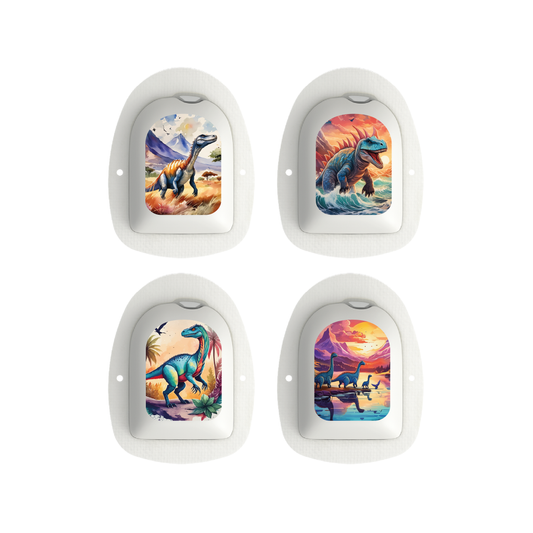 "Dino" - Omnipod Pod Stickers & Temporary Tattoos