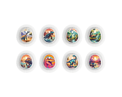 "Dino" - CGM Sensor Stickers for Dexcom, Libre, Medtronic & Medtrum