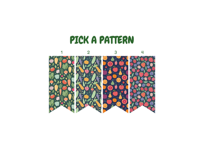 “Fruityful Veggies” - Waterproof CGM Overpatches for Dexcom, Libre, Medtronic & Medtrum