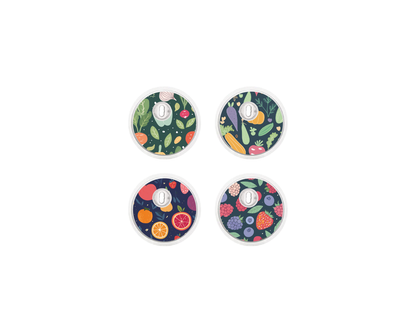 "Fruityful Veggies" - CGM Sensor Stickers for Dexcom, Libre, Medtronic & Medtrum
