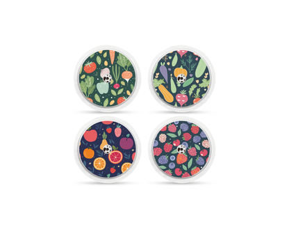 "Fruityful Veggies" - CGM Sensor Stickers for Dexcom, Libre, Medtronic & Medtrum