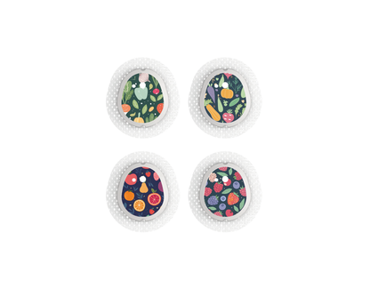"Fruityful Veggies" - CGM Sensor Stickers for Dexcom, Libre, Medtronic & Medtrum