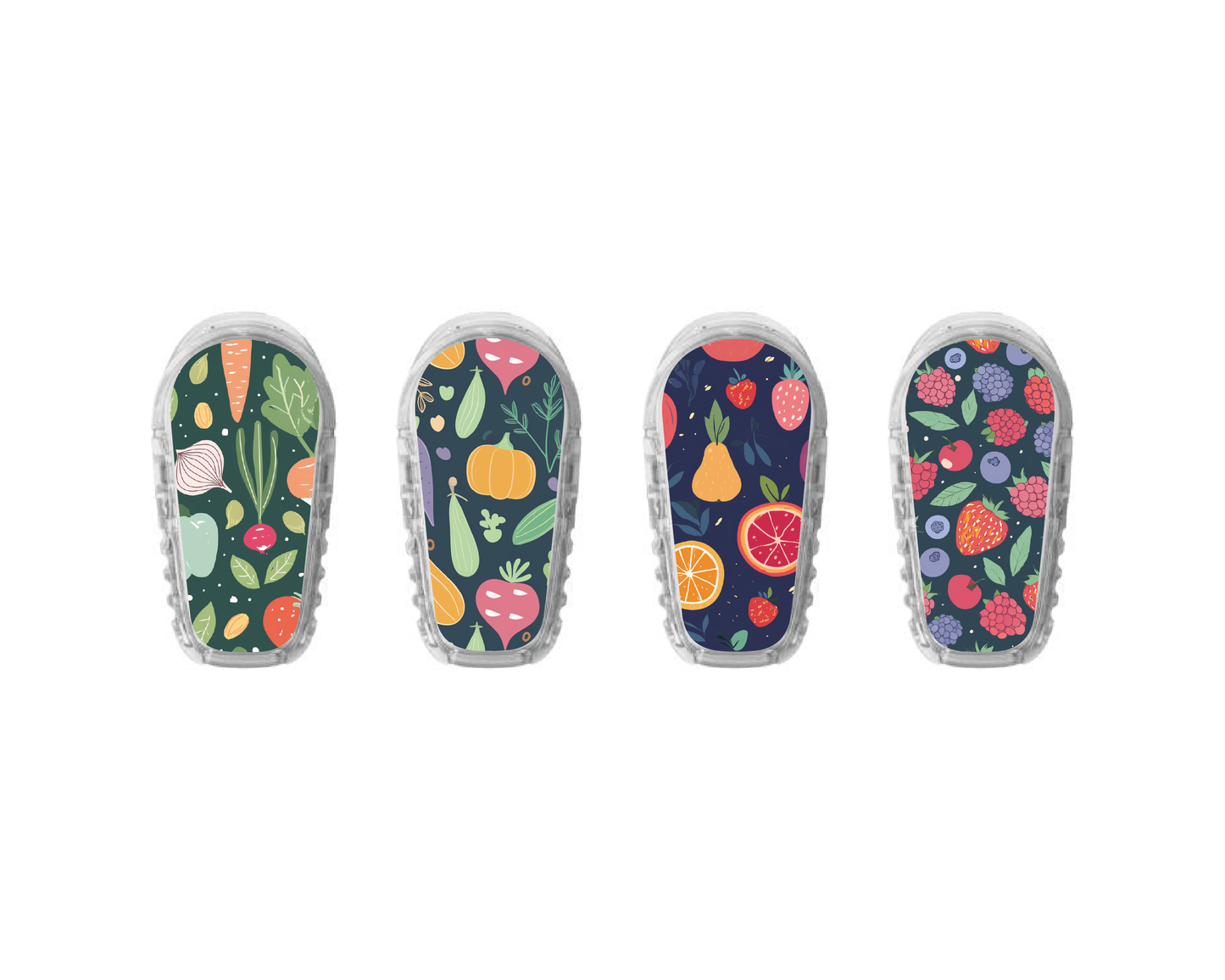 "Fruityful Veggies" - CGM Sensor Stickers for Dexcom, Libre, Medtronic & Medtrum