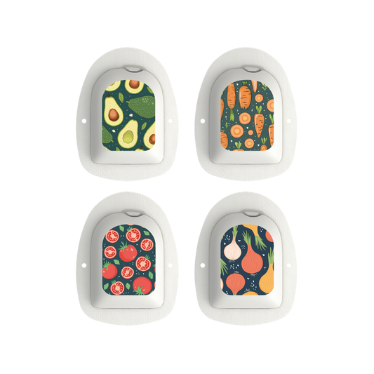 "Garden Mix" - Omnipod Pod Stickers & Temporary Tattoos