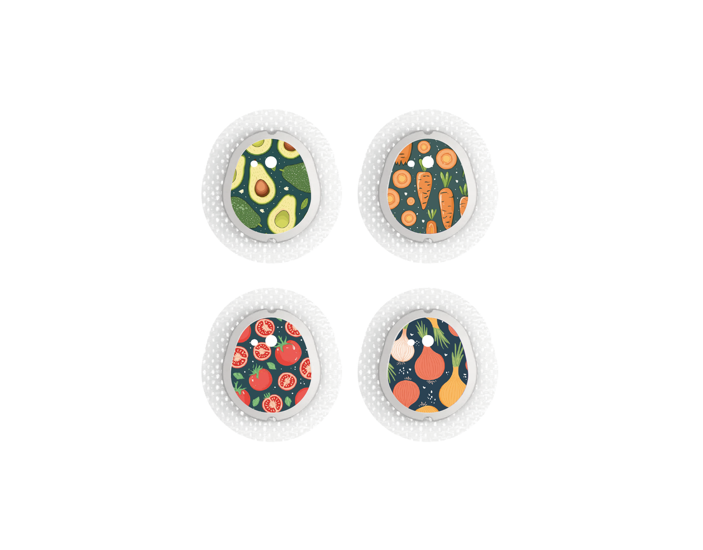 "Garden Mix" - CGM Sensor Stickers for Dexcom, Libre, Medtronic & Medtrum