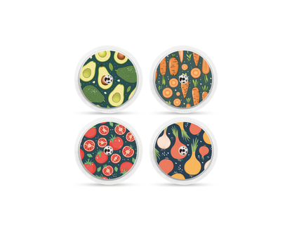 "Garden Mix" - CGM Sensor Stickers for Dexcom, Libre, Medtronic & Medtrum