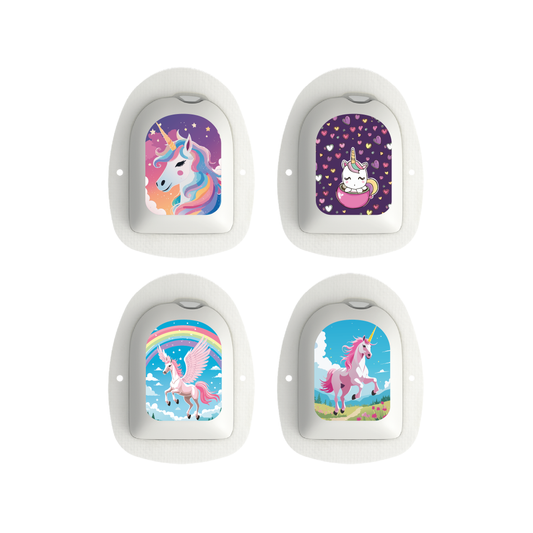 "Unicorn" - Omnipod Pod Stickers & Temporary Tattoos