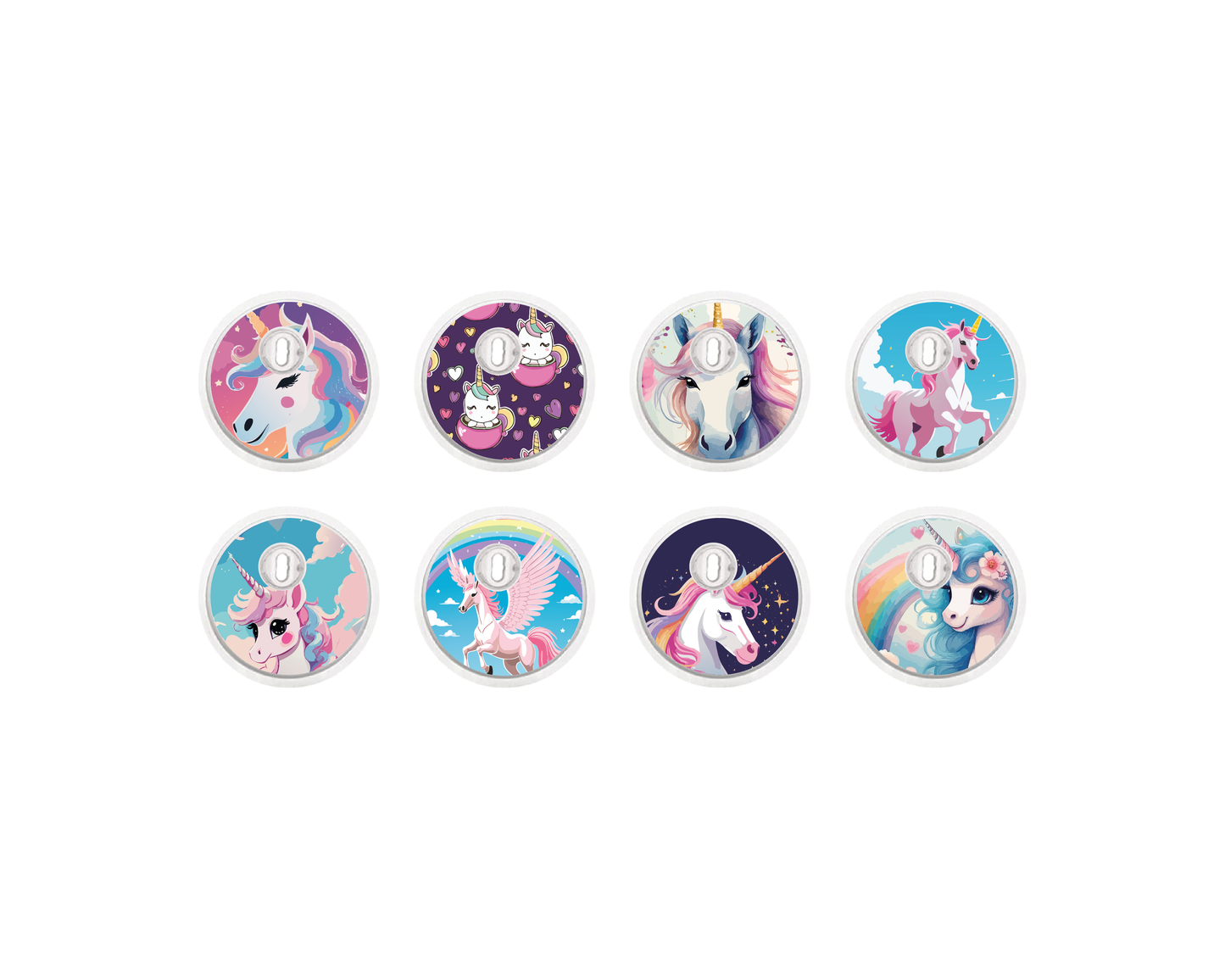 "Unicorn" - CGM Sensor Stickers for Dexcom, Libre, Medtronic & Medtrum