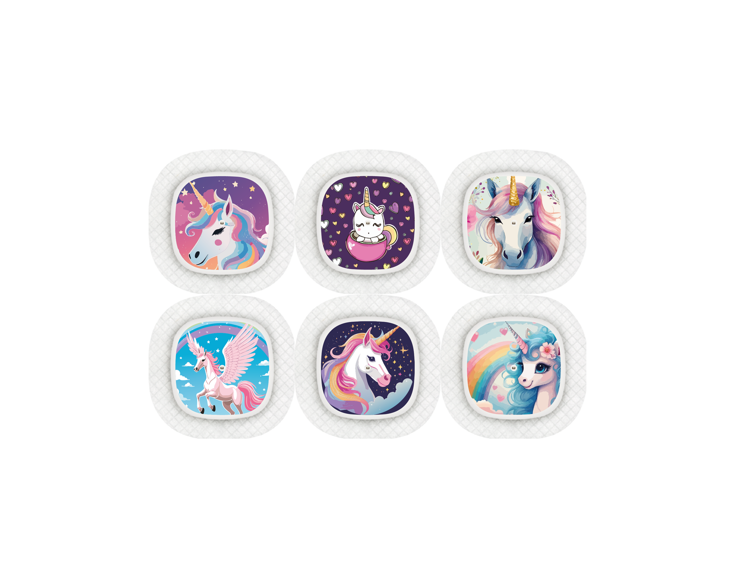 "Unicorn" - CGM Sensor Stickers for Dexcom, Libre, Medtronic & Medtrum