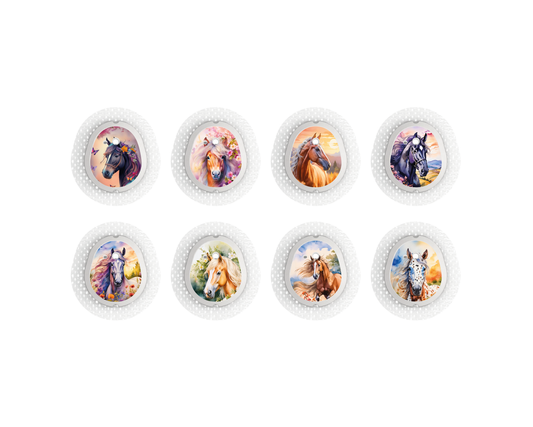 "Cheval" - CGM Sensor Stickers for Dexcom, Libre, Medtronic & Medtrum