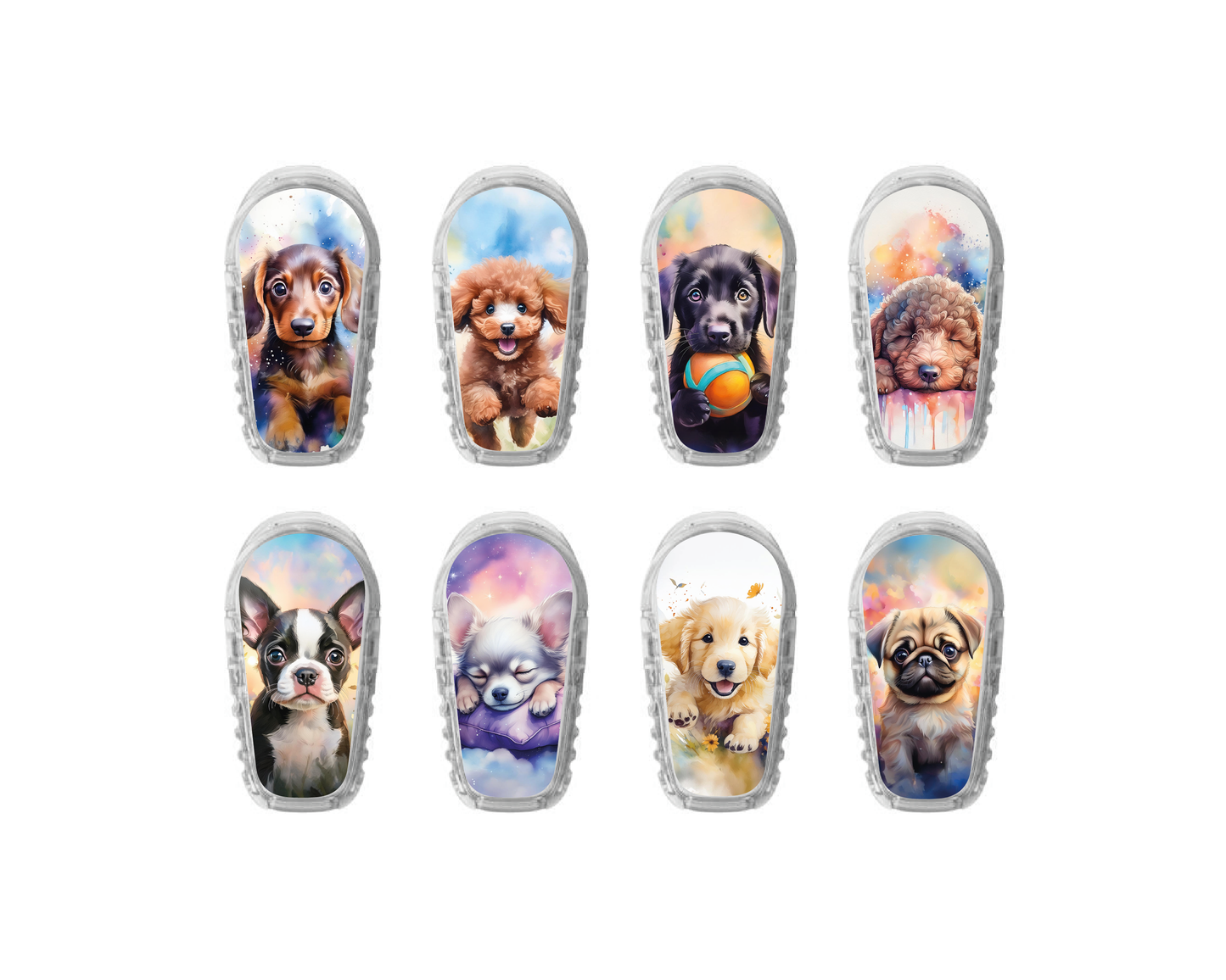 "Puppies" - CGM Sensor Stickers for Dexcom, Libre, Medtronic & Medtrum