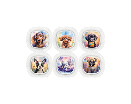"Puppies" - CGM Sensor Stickers for Dexcom, Libre, Medtronic & Medtrum