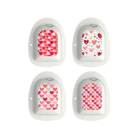 "Love Notes" - Omnipod Pod Stickers & Temporary Tattoos