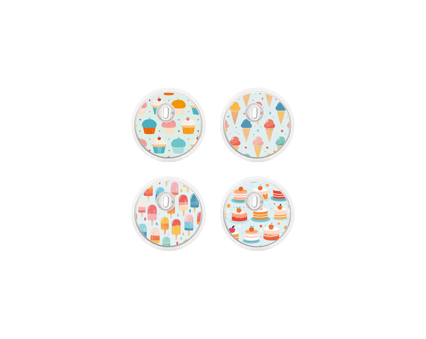 "Sweet Delights" - CGM Sensor Stickers for Dexcom, Libre, Medtronic & Medtrum