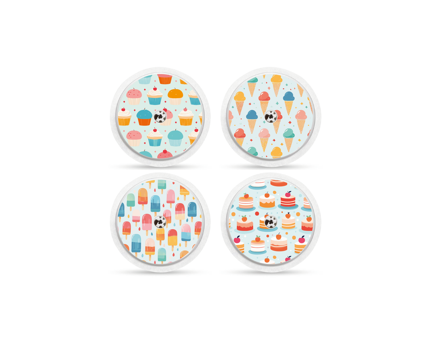 "Sweet Delights" - CGM Sensor Stickers for Dexcom, Libre, Medtronic & Medtrum